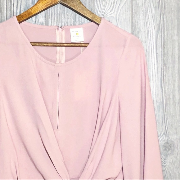 By Together NEW | tie waist bell sleeve blouse - Picture 4 of 8